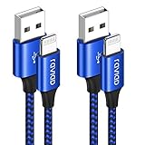 🏠[Flexible Länge]: 2-Stück 3m Lightning Kabel eignen sich für jeden Anlass, zu Hause, im Büro, im Auto und für die verschiedenen täglichen Verbindungsbedürfnisse.