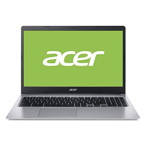 Acer Chromebook 315 (15,6 Zoll Full-HD IPS Touchscreen matt, 20mm flach, extrem lange Akkulaufzeit, schnelles WLAN, MicroSD Slot, Google Chrome OS) Silber