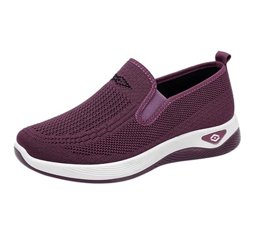 Chaussures plates en maille respirante avec semelle souple antidérapante