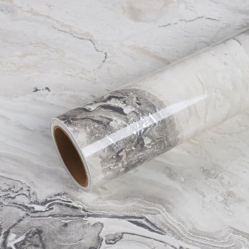 Papier Adhésif Marbre pour Rénover une Table Abîmée ou un Plan de Travail