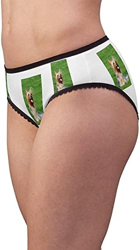 DogsMakeMeHappy Silky Terrier Panties, Silky Terrier Underwear, Briefs, Cotton Briefs, Funny Underwear, Panties For Women