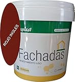 PINTURA FACHADAS COLORES Durcaplast: Revestimiento de fachadas colores mate. Extraordinaria resistencia al roce, ROJO INGLES 30)