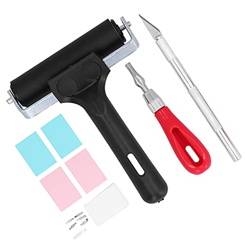Kit de sculpture de tampons Acouto en caoutchouc de qualité avec parchemin - 4