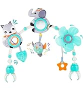Lynncare Adjustable Arch Bassinet Toys for Infant & Toddlers, Stroller Arch, Baby Crib Toys with ...