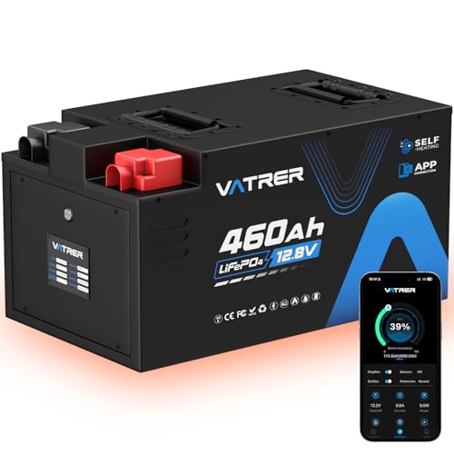 Amazon | VATRER POWER LiFePO4 12V460Ah リン酸鉄リチウムイオン