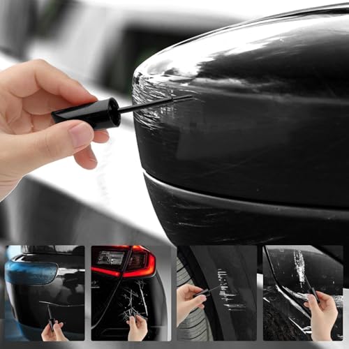 Image of Car Scratch Remover Touch Up Paint Pen Automotive Car Paint Pen 2 In 1 Car Paint Scratch Repair for Deep Scratches Special-Purpose Car Paint (Black)