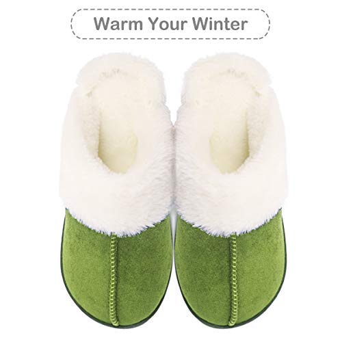 Caramella Bubble Women Slippers House Shoes : Fuzzy Fur Memory Foam Non Slip Slipper - Indoor Outdoor Ladies Maternity Home Slide3