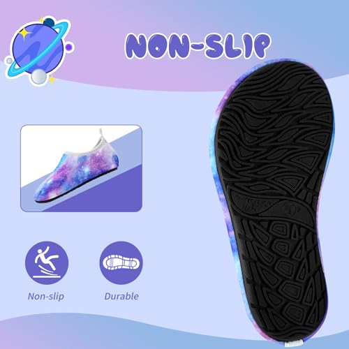 Image of Kids Water Shoes Girls Boys Outdoor Quick Dry Barefoot Aqua Socks for Toddler Sport Beach Swim Surf