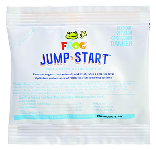 2) Spa Frog 01-14-6012 Hot Tub Mineral Jump Start Shock Chlorine Packets (Pair)