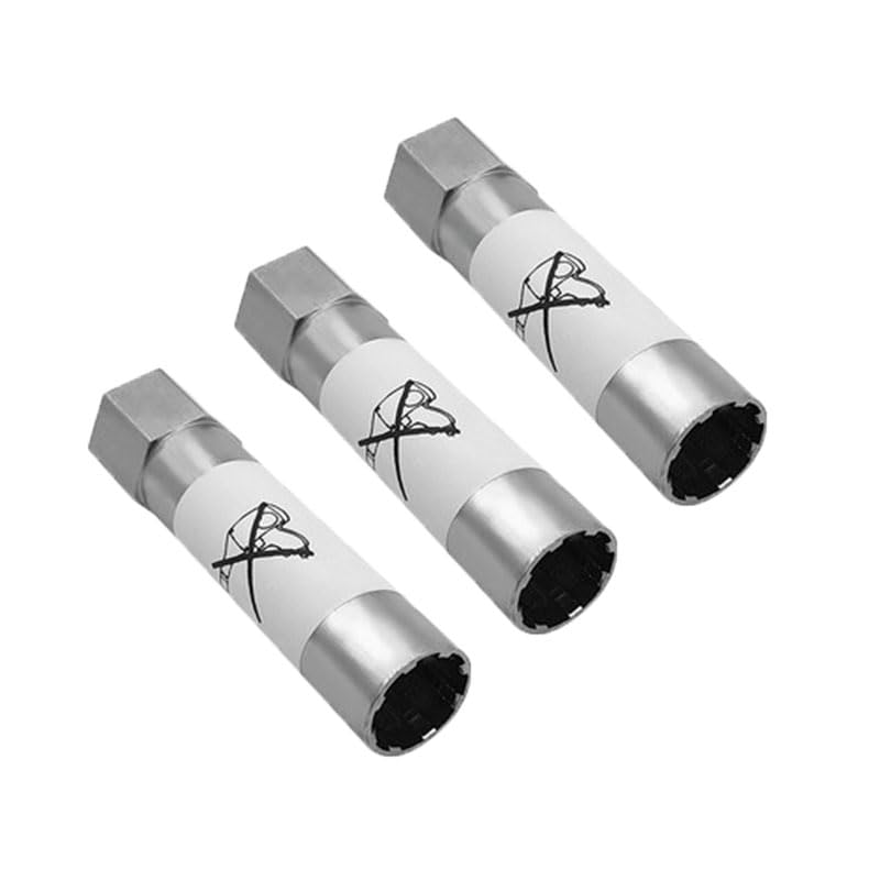 Image of 3Pcs Single 8-Spline Lug Nut Socket for Cars,13 /16'' Wheel Lock Key,Replacement 65100 M65100 M65100 Wheel Lock Removal Tool