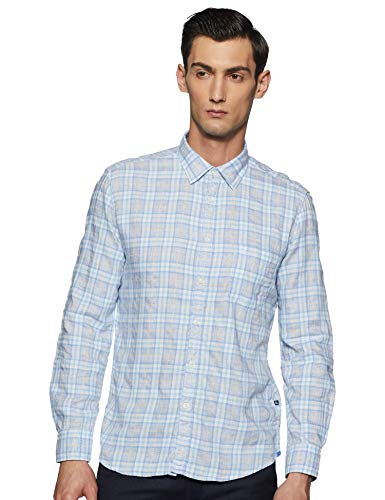 Image of Parx Men's Checkered Slim fit Casual Shirt