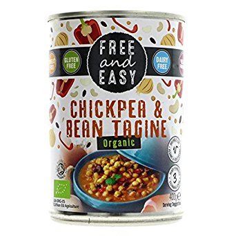Image of 6 Pack of Gluten Free Free & Easy Organic Chickpea & Bean Tagin 400 g