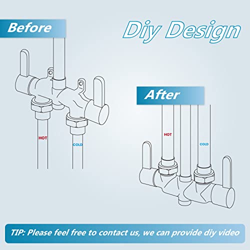 Aolemi 3 Inch Center Polish Chrome Outdoor Shower Kit Wall Mounted Utility Shower Faucet With Soap Dish 2 Handles Exposed Shower Faucet Set With Shower Head #TOP7