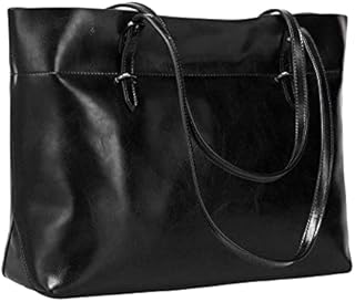 S-Zone Women's Vintage Genuine Leather Tote Shoulder Bag Handbag