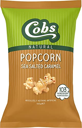 Cobs Natural Caramel Sea Salt Popcorn 100gm