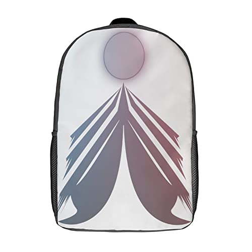 Cartable décontracté sac à dos pour hommes et femmes grand format imprimé 3D