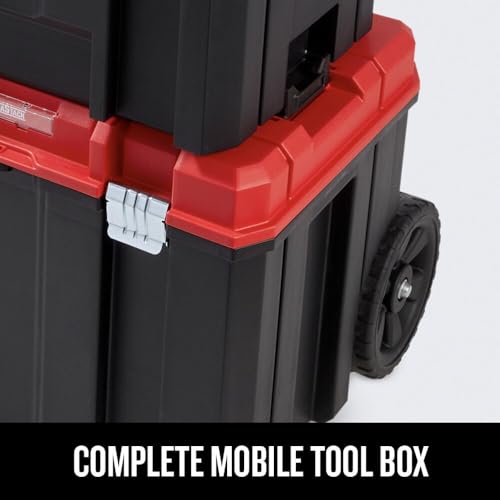Image of CRAFTSMAN VERSASTACK 17.126-in Metal Wheels Lockable Tool Box