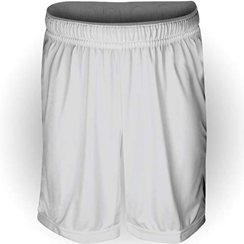 Calção Ax Esportes Poliéster Liso Branco