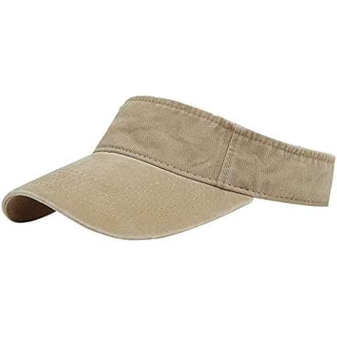 DOANNOTIUM Sport Sonnenblende Hüte Baumwolle Ball Caps Leere Top Baseball Sonnenhut Cover