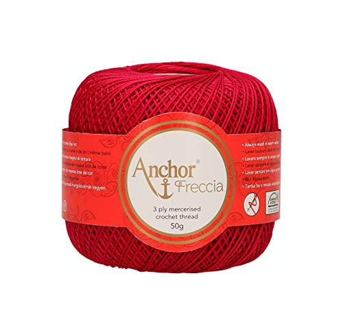 Anchor 4771006-00606 Crochet Yarn, 100% Cotton, 606, One Size, 88 g