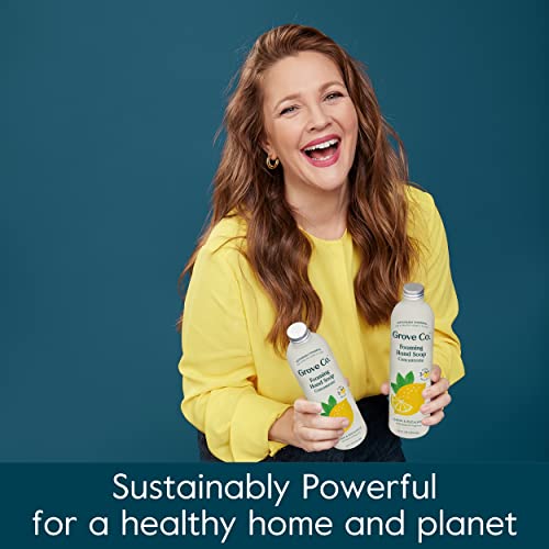 Grove Co. Hydrating Foaming Hand Soap Refills (2 X 12 Oz) Moisturizing Hand Wash, No Plastic Or Parabens, Cruelty Free, 100% Natural Lemon & Eucalyptus Fragrance (Pack Of 2) #TOP5