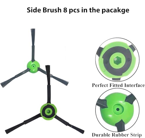 Image of Replacement Parts For iRobot Roomba Combo10 Max J9 J7 Plus Vacuum Cleaners | Accessories Kit Includes:Microfiber Moping Pad X2 Side Brush X8 Filter X8 Roller Brush X8
