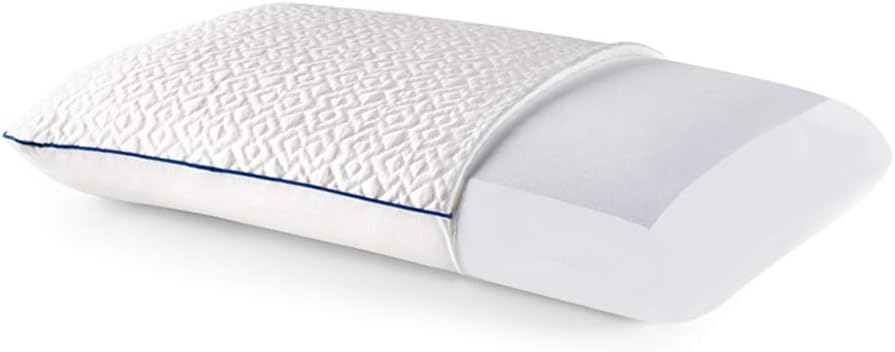 Black Friday - 60% OFF Revel CustomFeel Reversible Memory Foam Pillow with Dual Cooling Action (King), Made in the USA with a 5-Year Warranty, Amazon Exclusive, White