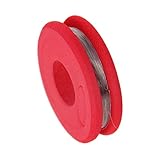 Fielect Heating Element Coil Wire Resistance Wire Furnace Heater Wire Cr20Ni80 Silver Heat-resistant Wire Length 10m/32.8ft,1Pcs