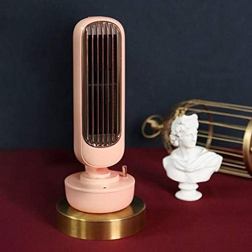 Retro Tower Fan Desktop Silent Strong Wind 2 IN 1 Water Spraying Air Conditioner Ultrasonic Humidifier Ventilation Fans