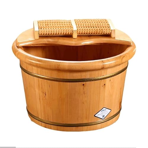 Spa de pies barril de madera para baño en casa