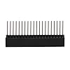 2×20 Pins Vrouwelijke Pin Header 2.54 m Printplaat Socket Connector Dubbele Rij Korte Pin Headers voor (3 Stuks)