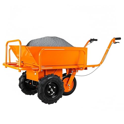 Carretilla eléctrica MINGYIHUI de construcción, motor de 1500W, batería 48V 20Ah, capacidad máxima 881 libras