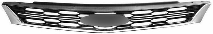 Chrome Bumper Cover and Grille Kit Fit for 2016 2017 2018 Chevy Cruze LS L LT Hatchback Bumper Cover Upper and Lower Grille CG318438LD 3Pcs