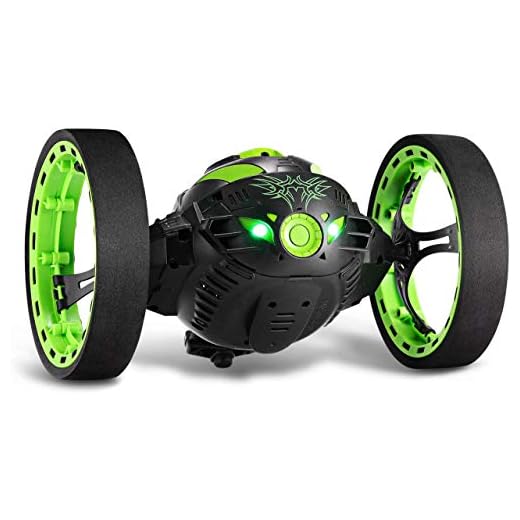 GBlife 2.4Ghz Wireless Remote Control Jumping RC Toy Cars Bounce Car No WiFi for Kids(Green)