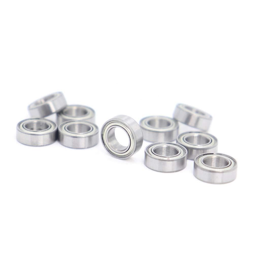Soywim One Color Bearing, Kits Mr95zz Mr95z L-950Zz Bearing 5 * 9 3 Mm (10 Pcs) Abec-1 Miniature Mr95 Z Zz Ball Bearings Wear Resistance