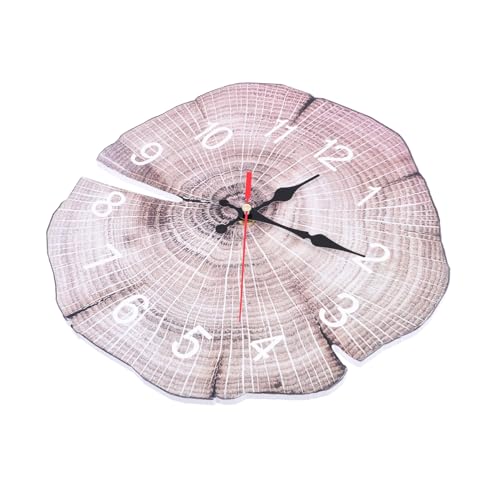 VOSAREA Orologio Da Parete Silenzioso A Basso Rumore - Elegante Decorazione Da Appendere in Legno Orologio Annuale Per Il Soggiorno Perfetto Di Inaugurazione Della Casa