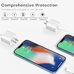 4Pack USB C Bloc du chargeur. 20W Chargeur rapide de type C avec PD 3.0 Livraison électrique. Chargeur mural compact pour iPhone 16 15 Pro Max Plus/14/13/12/11, pour iPad Air/Pro, AirPods Pro et Samsung Series