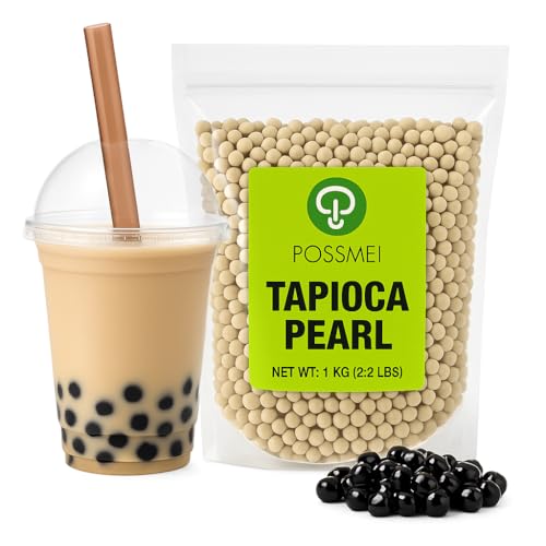 Perles de Tapioca bubble tea 1 KG | Tapioca pearls perfecto para café helado, té helado, granizados, bubble tea