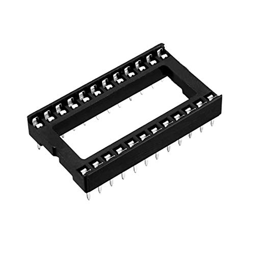 Adaptador de conector de 2 filas con clavijas planas uxcell para soldar componentes electrónicos