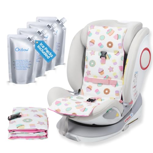 Image of Orzbow Car Seat Cooling Pad with Removable Ice Pack for Baby Toddler, White