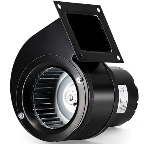 Hiorucet 1TDP1 Centrifugal Blower Fan Motor Replacement for Dayton 1TDP1, 4C004, Fasco B75, Fasco B75F, 7021-3484, 7021-4772, 7021-4797, 7021-5757, 7021-2367, Ball Bearings, 115 Volts, 3000 RPM