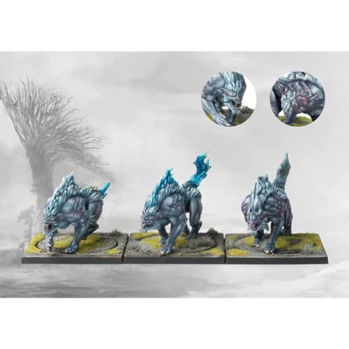 Nords : Fenr Beastpack Wargs kit de figurines sculptées haute précision - 4