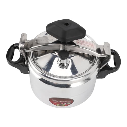 BAOFUYA Bote de Cocción Rápida de Aleación de Aluminio con Diseño de Recubrimiento que No Es de Palo para Preparación de Comida Rápida en la Cocina del Hogar, Plata (3L)