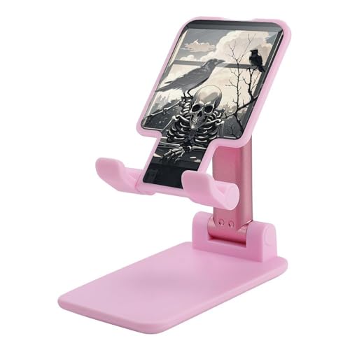 Support téléphone portable bureau pliable pour éviter les douleurs de cou