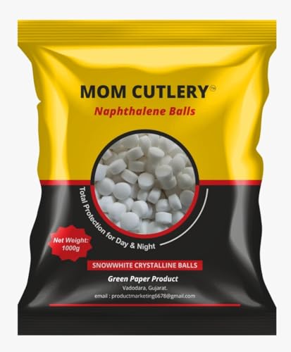 Image of Naphthalene Balls 1Kg | Pure Quality | Bix Size Balls | Insect Repellant | Ideal for Cupboards, Bookshelves and Toilets| Napthalene Balls for Clothes and Shelves and Toilet