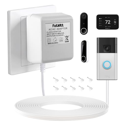 18V Doorbell Transformer Compatible with Nest Hello