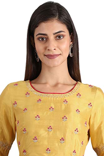 Image of Wishful Women's Rayon Pleated Kurta