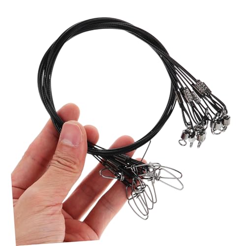 Líneas de pesca acero Mipcase 10 piezas resistentes miniatura 2