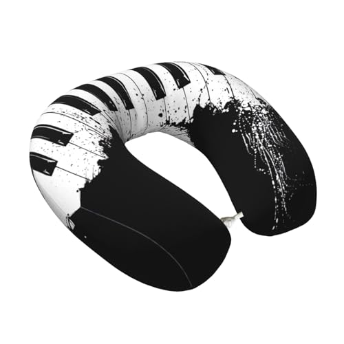 Almohada de espuma viscoelástica para cuello en forma U miniatura 2