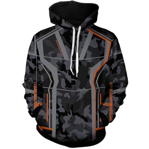 Image of 3D Captain Fashion Cosplay Hoodie Jacket